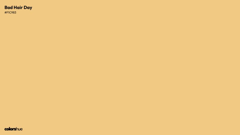 Bad Hair Day color wallpaper preview