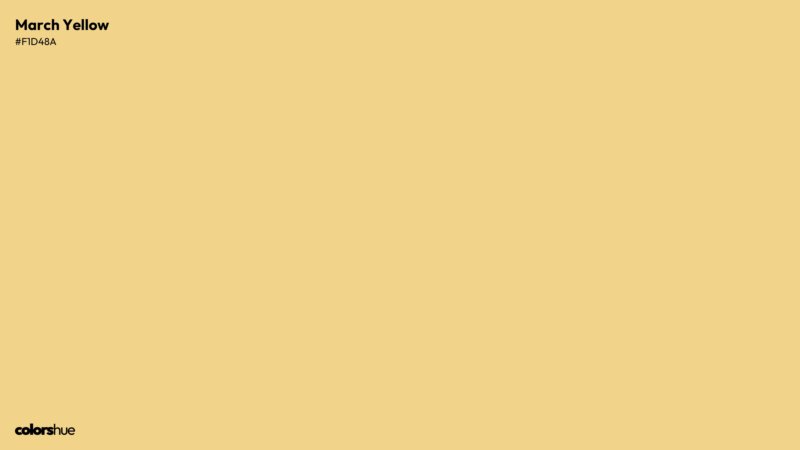 March Yellow color wallpaper preview