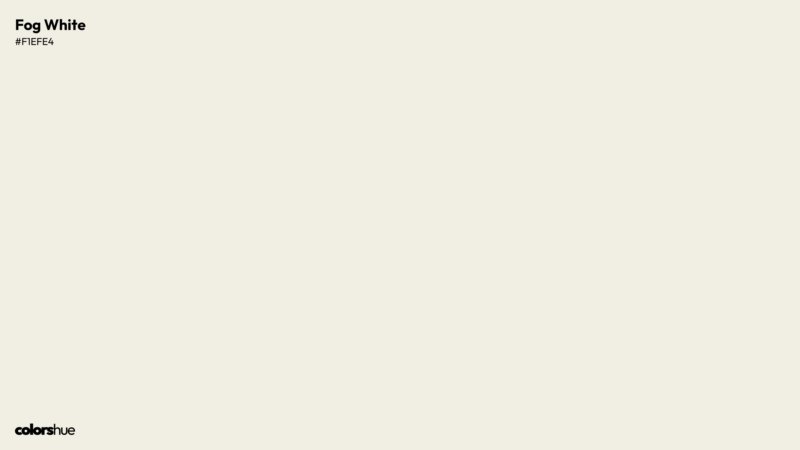 Fog White color wallpaper preview