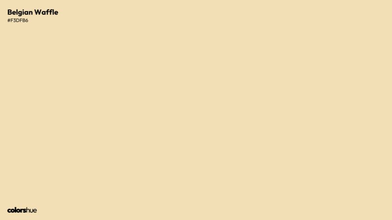 Belgian Waffle color wallpaper preview