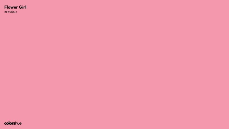 Flower Girl color wallpaper preview