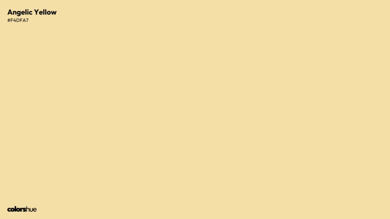 Angelic Yellow color wallpaper preview