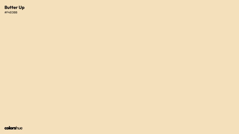 Butter Up color wallpaper preview