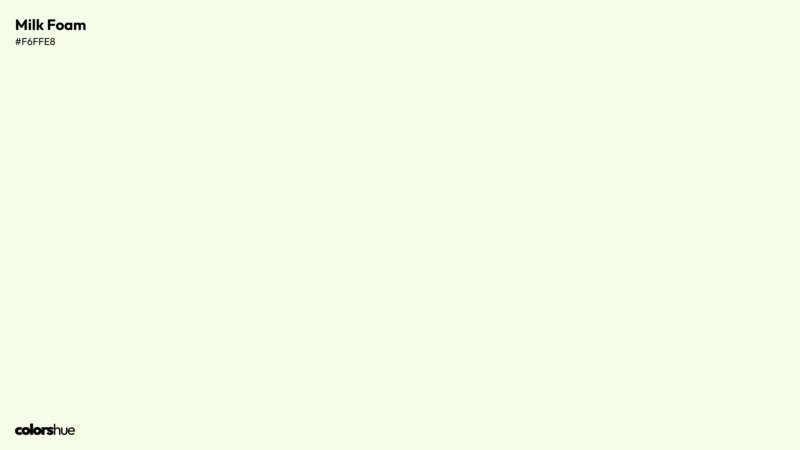 Milk Foam color wallpaper preview