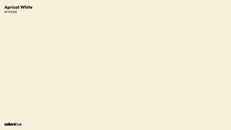 Apricot White color wallpaper preview