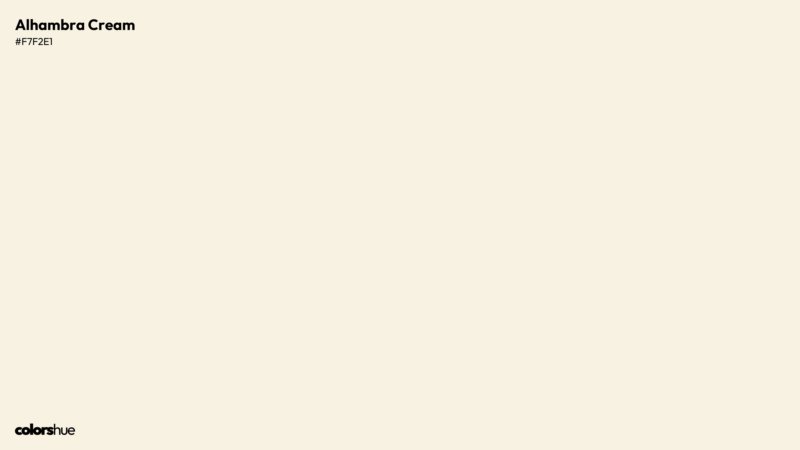 Alhambra Cream color wallpaper preview