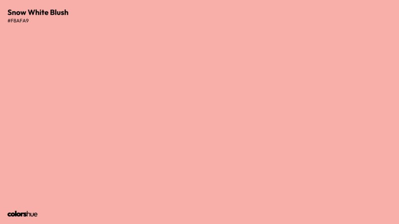 Snow White Blush color wallpaper preview