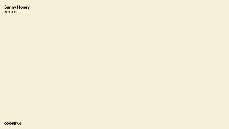 Sunny Honey color wallpaper preview