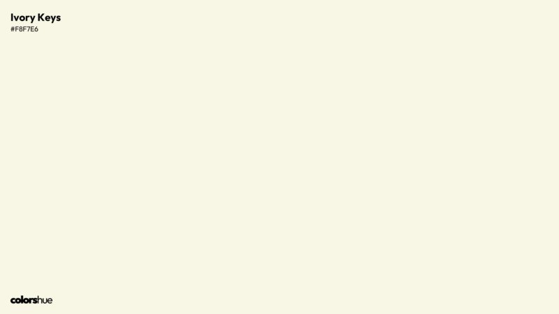 Ivory Keys color wallpaper preview