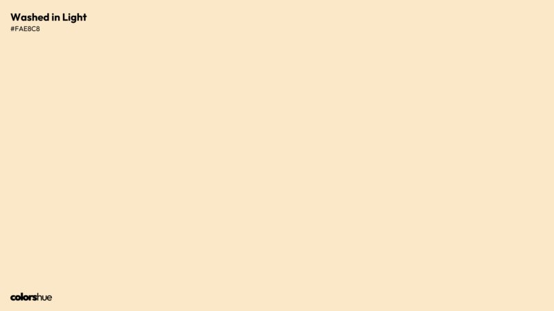 Washed in Light color wallpaper preview