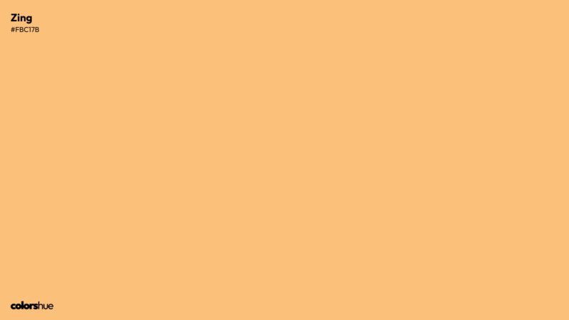Zing color wallpaper preview