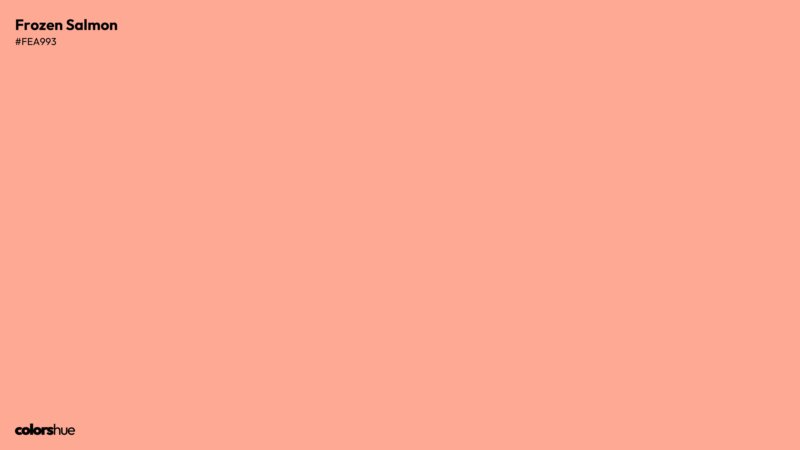 Frozen Salmon color wallpaper preview