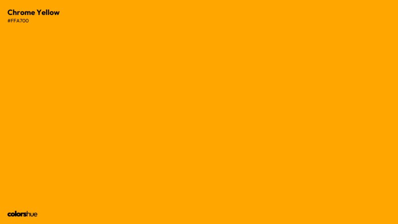 Chrome Yellow color wallpaper preview