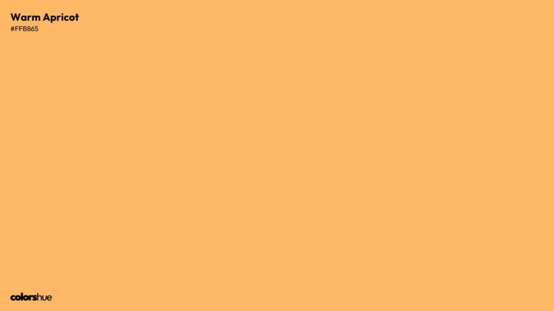 Warm Apricot color wallpaper preview