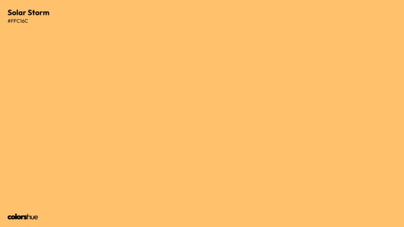 Solar Storm color wallpaper preview