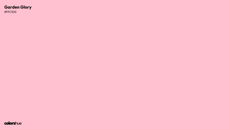 Garden Glory color wallpaper preview