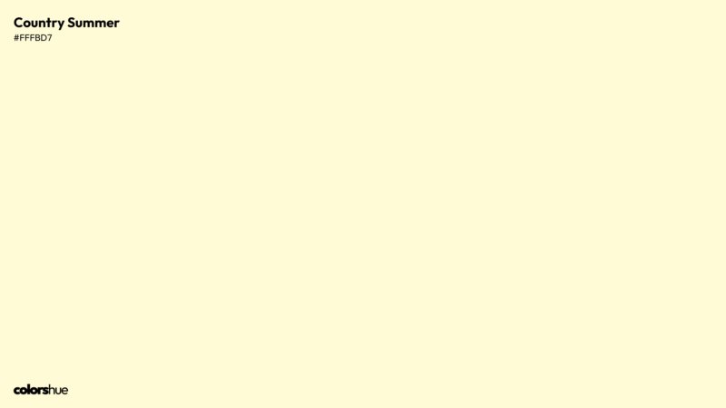 Country Summer color wallpaper preview